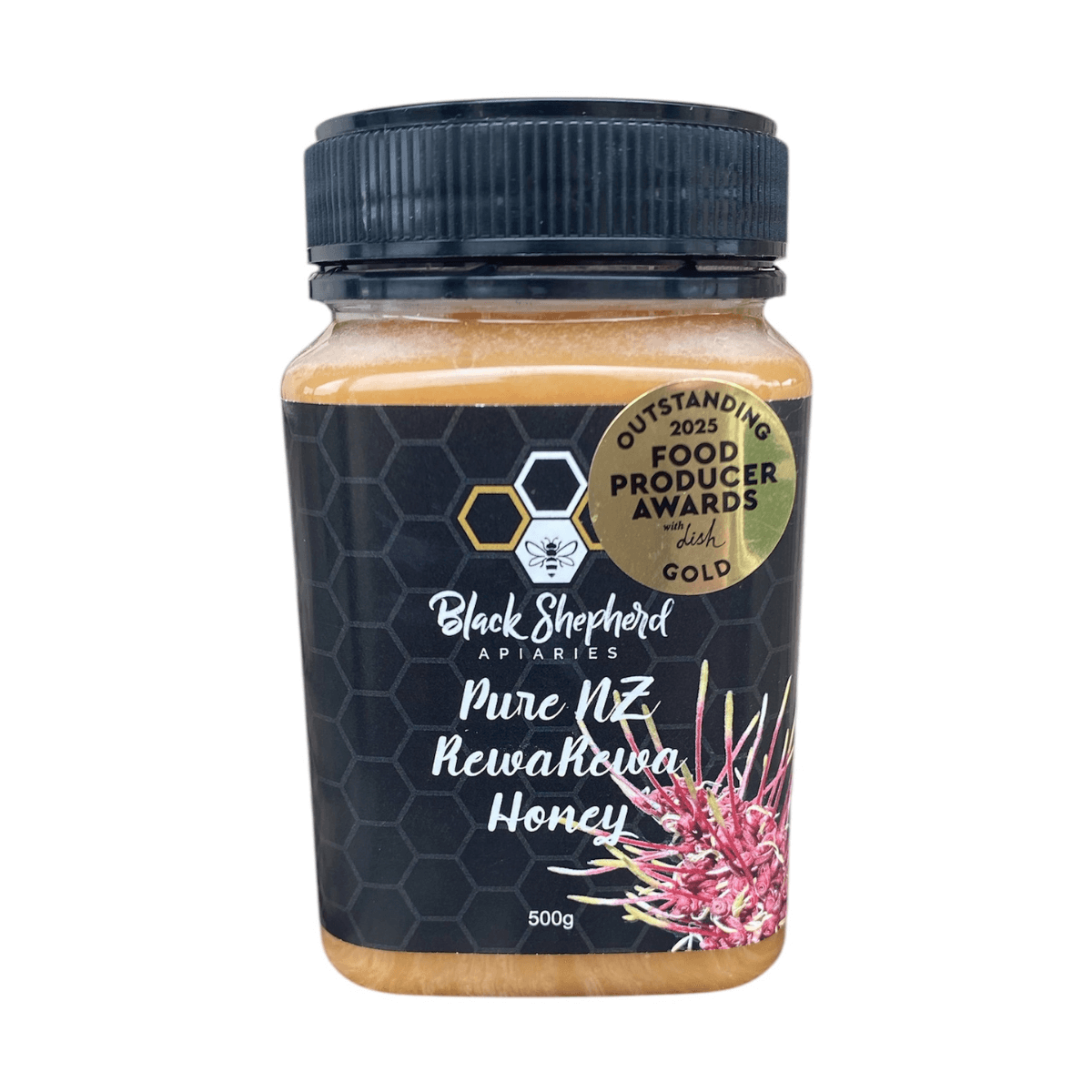 Pure New Zealand Rewarewa Creamed Honey 500g