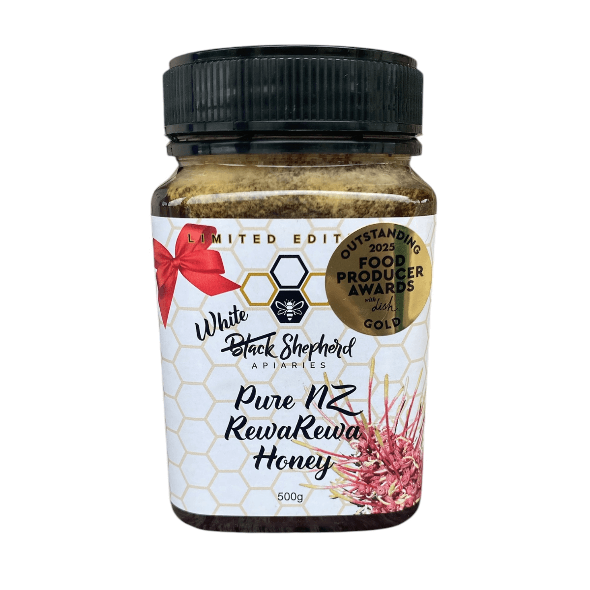 Pure New Zealand Liquid Rewarewa Honey 500g