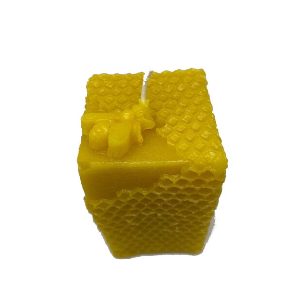 Black Shepherd Apiaries Honeycomb Beeswax Candle Top