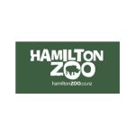 Hamilton Zoo logo indicating they are a proud stockist of our Black Shepherd Apiaries bee boxes, supporting local beekeeping and sustainability.