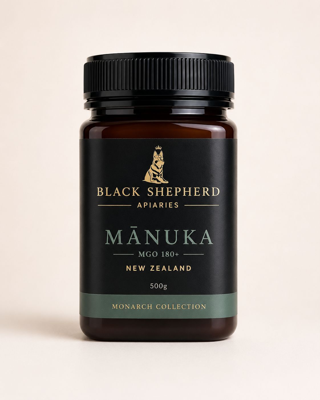 Pure New Zealand Manuka Honey — MGO 180+ — 500g Jar